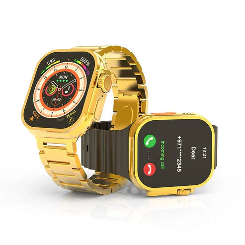 G9 Ultra pro Smartwatch | Golden Edition | Bluetooth Calling Smart Watch