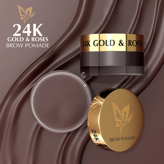 24K Gold & Roses Brow Pomade